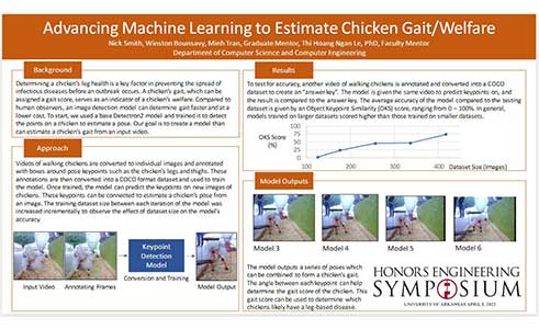Advancing Machine Learning to estimate Chicken Gait/Welfare 