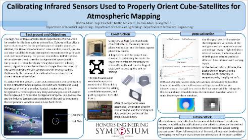 Calibrating Infrared Sensors Used to Properly Orient Cube-Satellites for Atmospheric Mapping