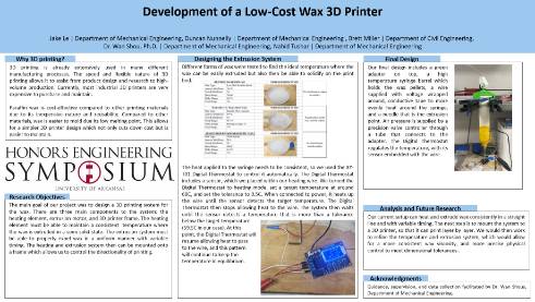 Development of a Low-Cost Wax 3D Printer