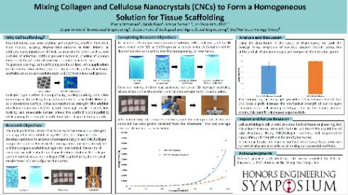 Mixing Collagen and Cellulose Nanocrystals (CNCs) to Form a Homogeneous Solution for Tissue Scaffolding